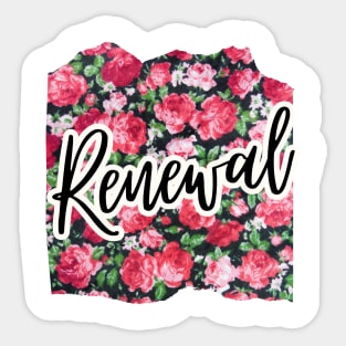 Renewal Spring Time Sticker